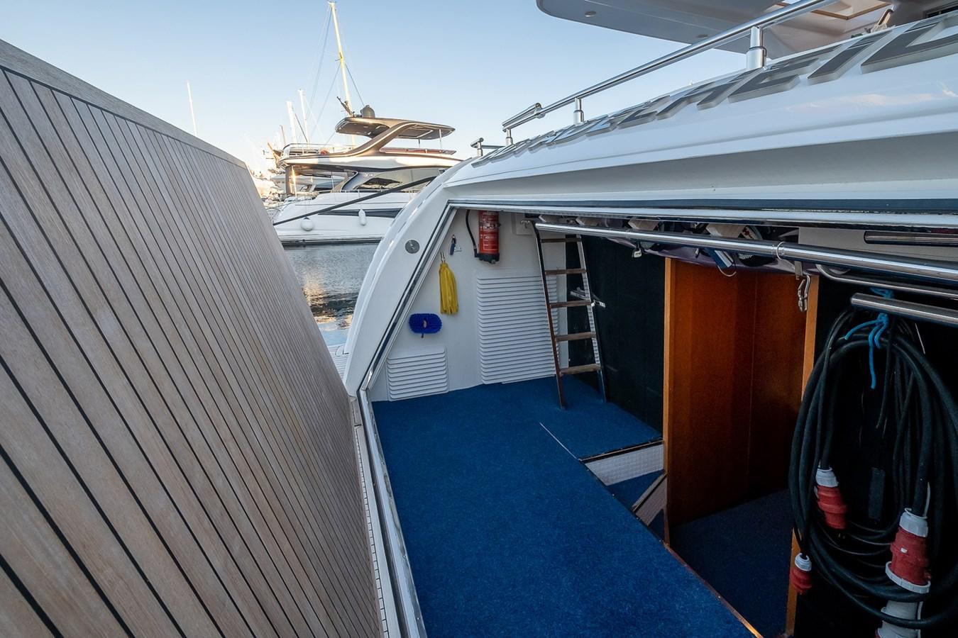 a boat with a deck aboard LADY ADELHEID Yacht for Sale