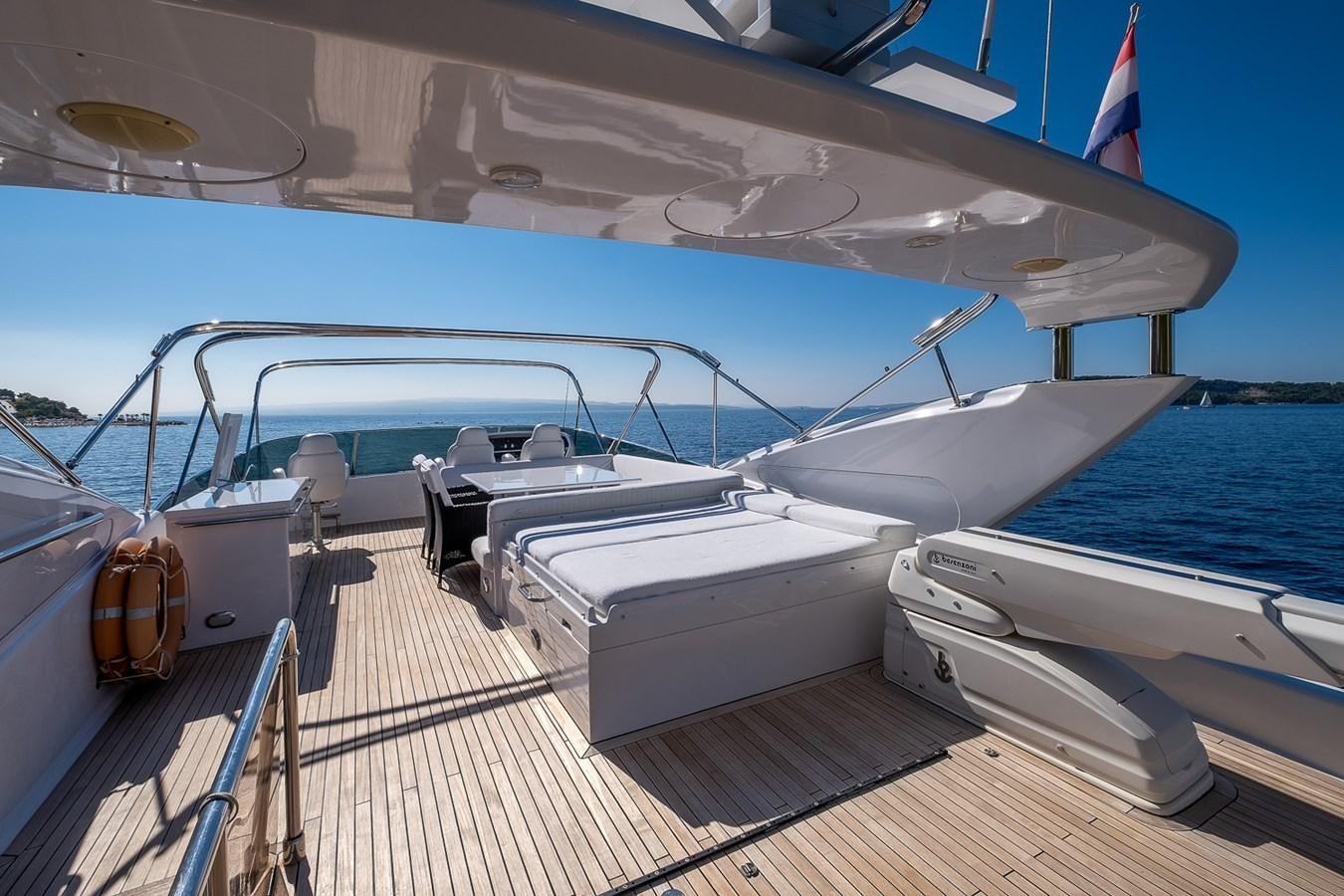 a boat on the water aboard LADY ADELHEID Yacht for Sale