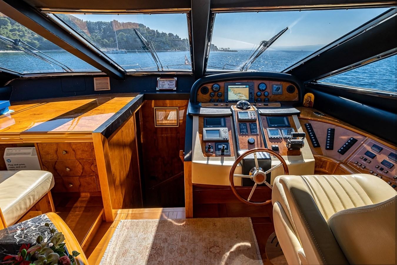 inside of a vehicle aboard LADY ADELHEID Yacht for Sale