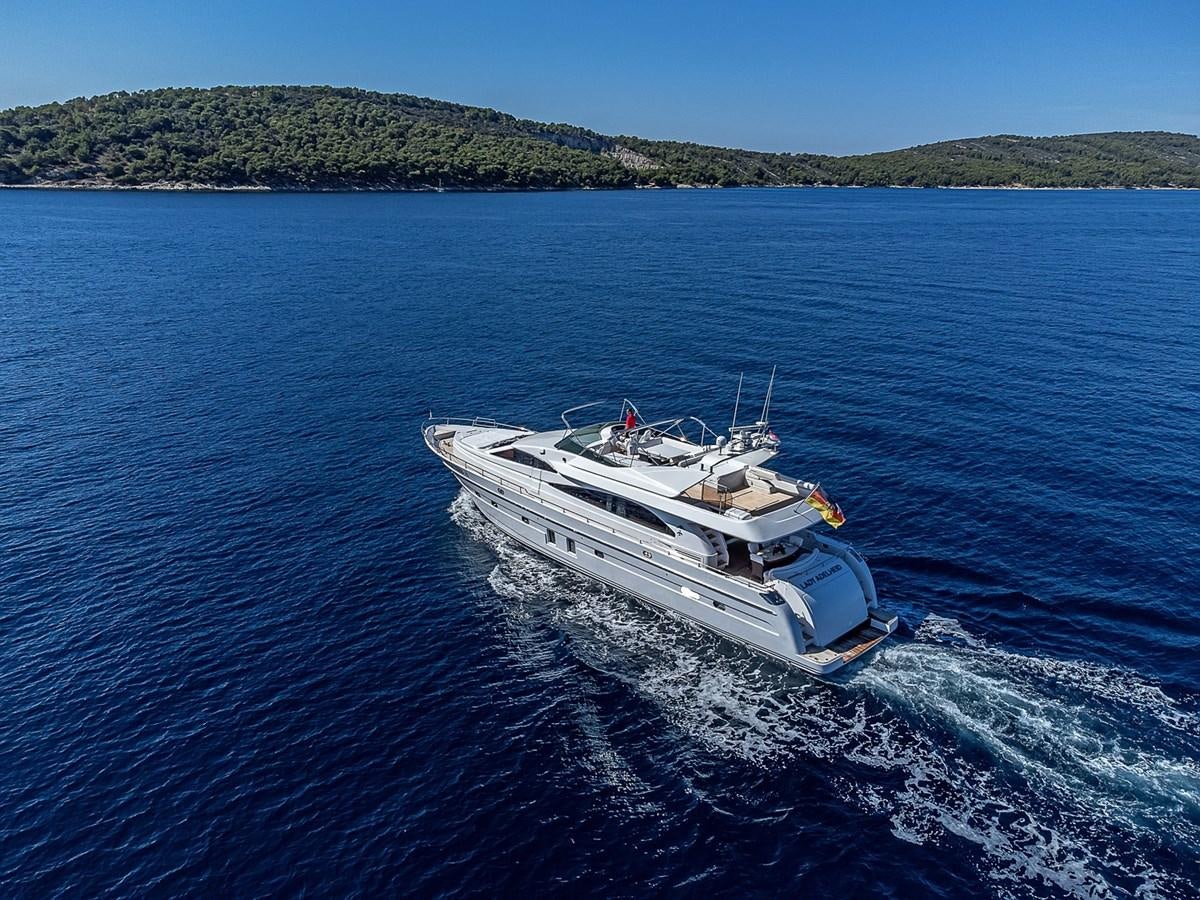 a boat on the water aboard LADY ADELHEID Yacht for Sale