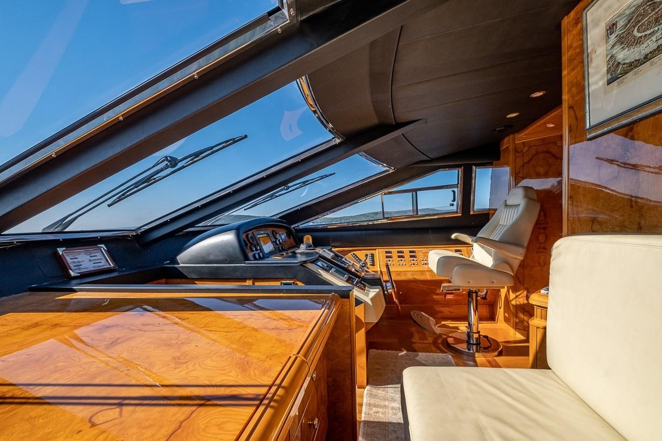 inside of a vehicle aboard LADY ADELHEID Yacht for Sale