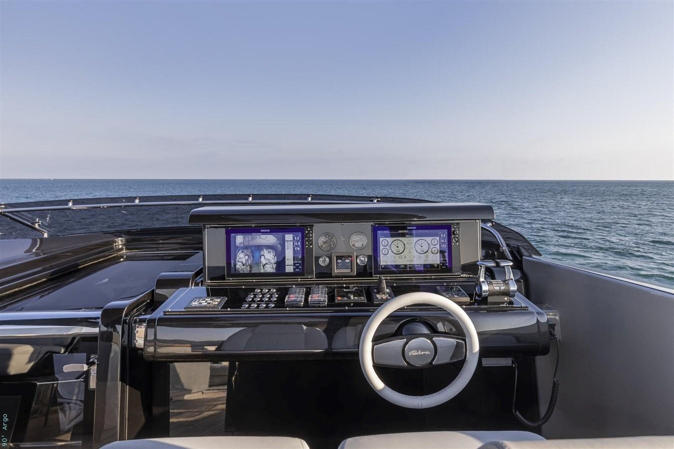 the dashboard of a car aboard BEYOND BEYOND Yacht for Sale