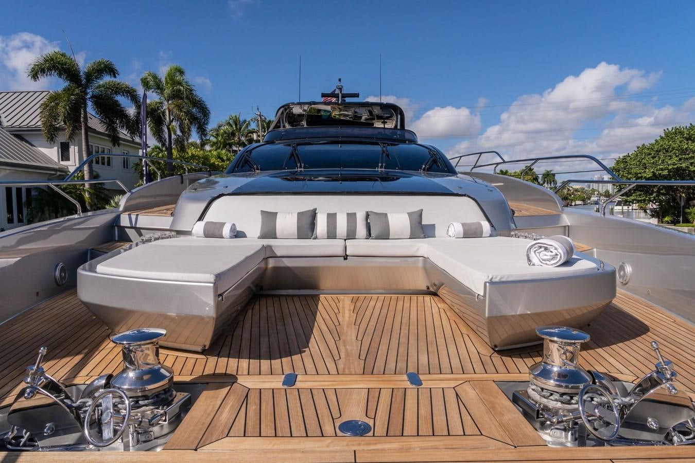 a tank on a wooden deck aboard BEYOND BEYOND Yacht for Sale