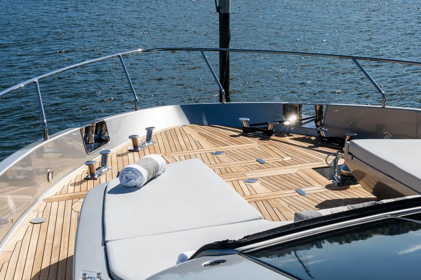 a boat on the water aboard BEYOND BEYOND Yacht for Sale