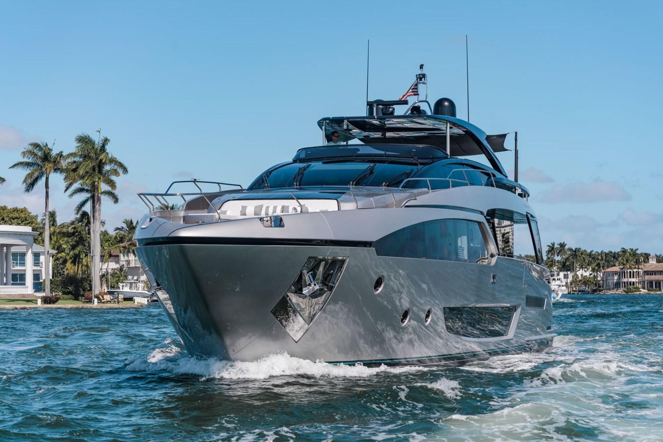 a boat on the water aboard BEYOND BEYOND Yacht for Sale