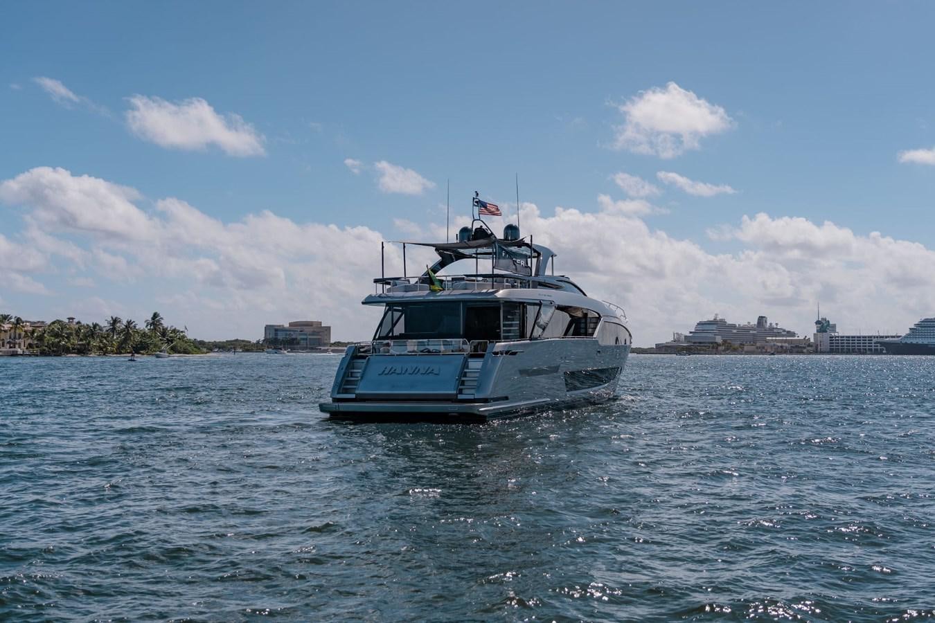 a boat on the water aboard BEYOND BEYOND Yacht for Sale