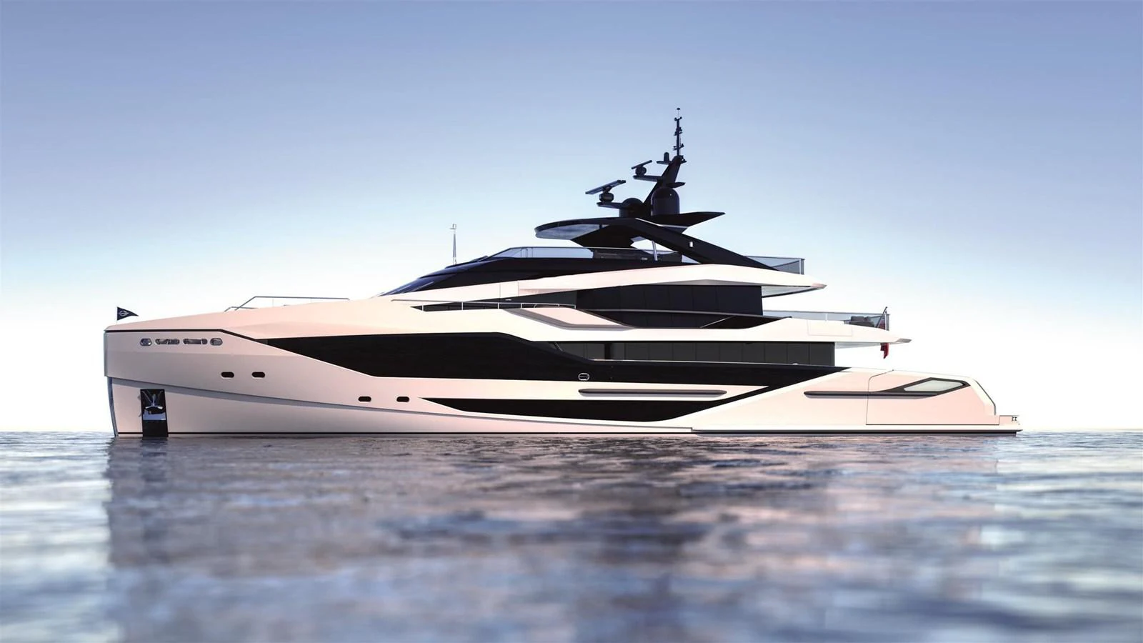 a white yacht in the water aboard OCEAN 460 Yacht for Sale