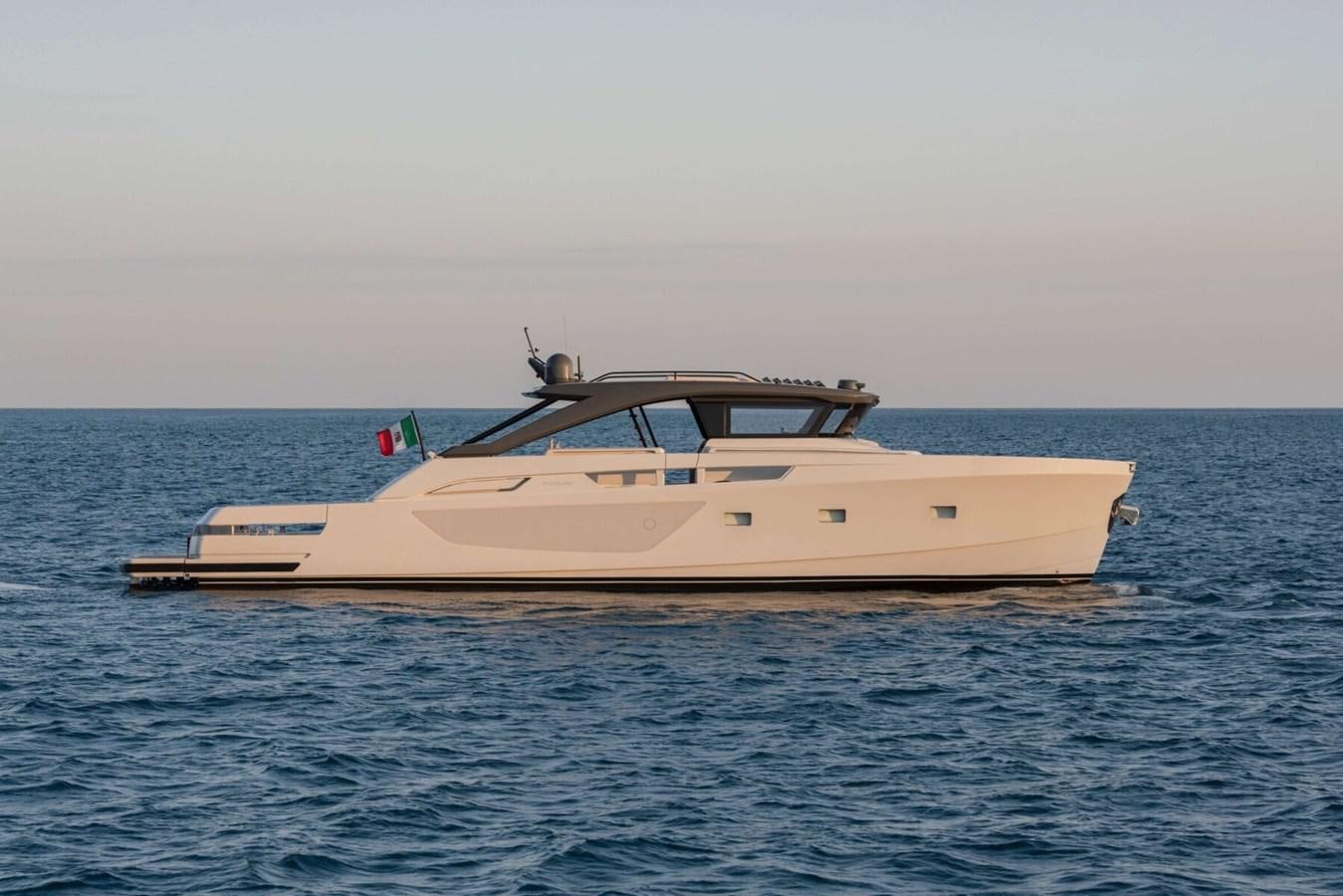 a boat in the water aboard ELLEMAR Yacht for Sale