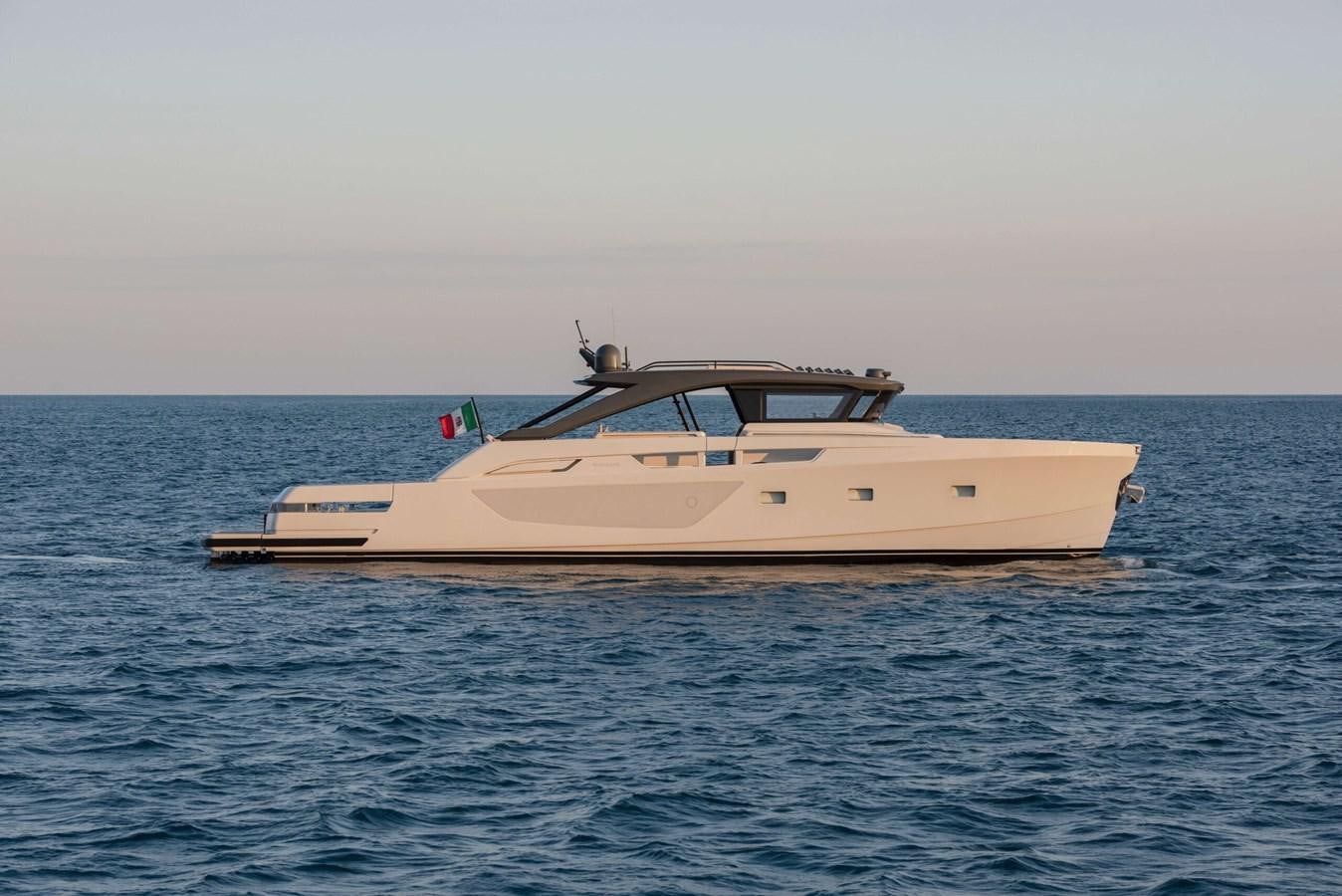 a boat in the water aboard ELLEMAR Yacht for Sale