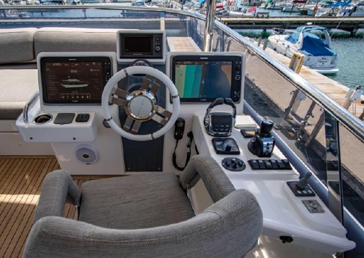 inside of a car aboard 2016 AZIMUT MAGELLANO 66 Yacht for Sale