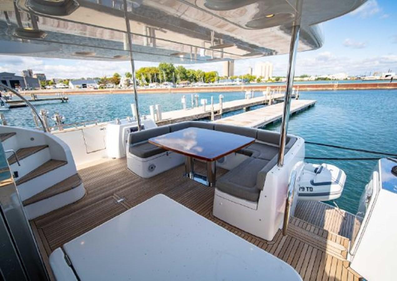 a boat on the water aboard 2016 AZIMUT MAGELLANO 66 Yacht for Sale