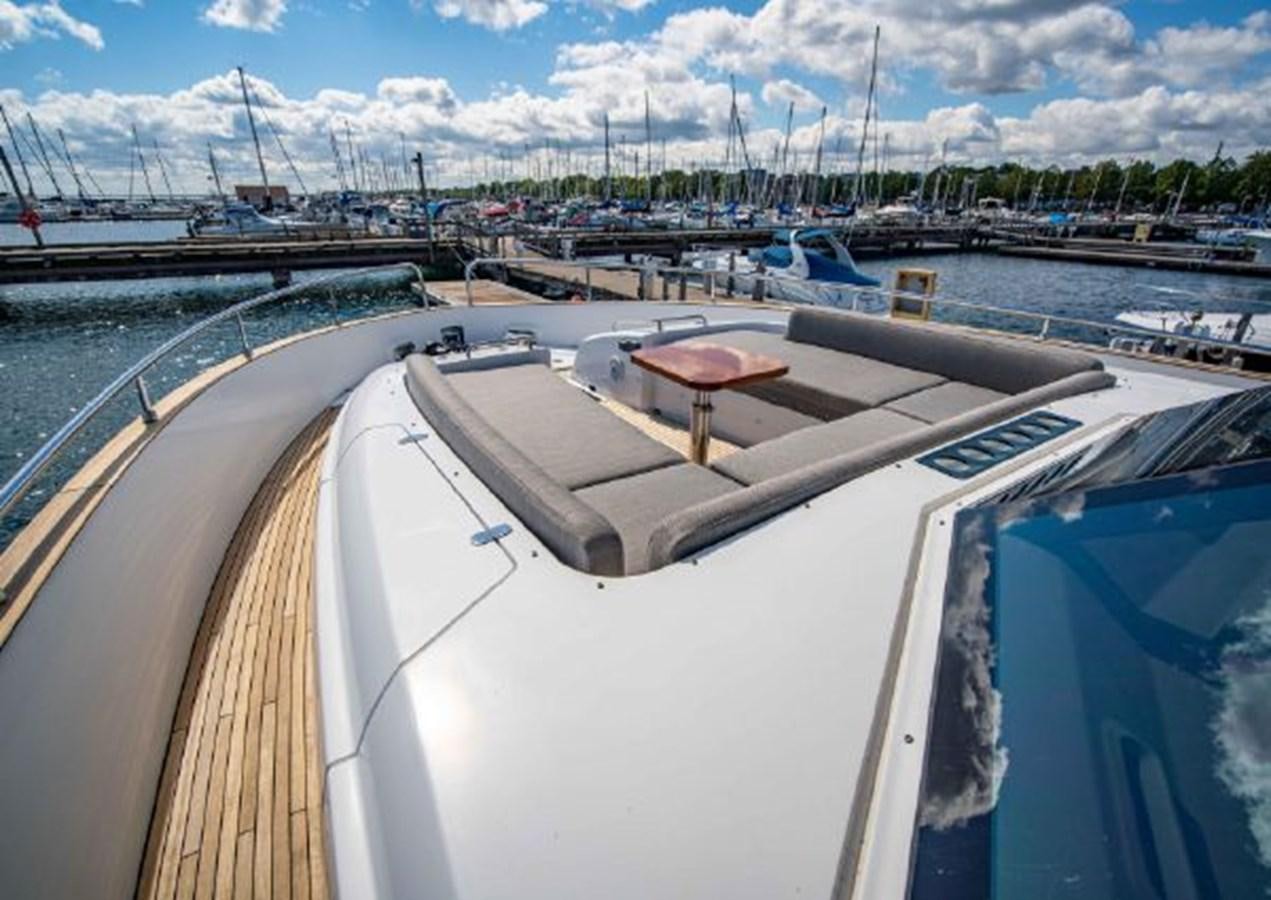 a boat in a harbor aboard 2016 AZIMUT MAGELLANO 66 Yacht for Sale