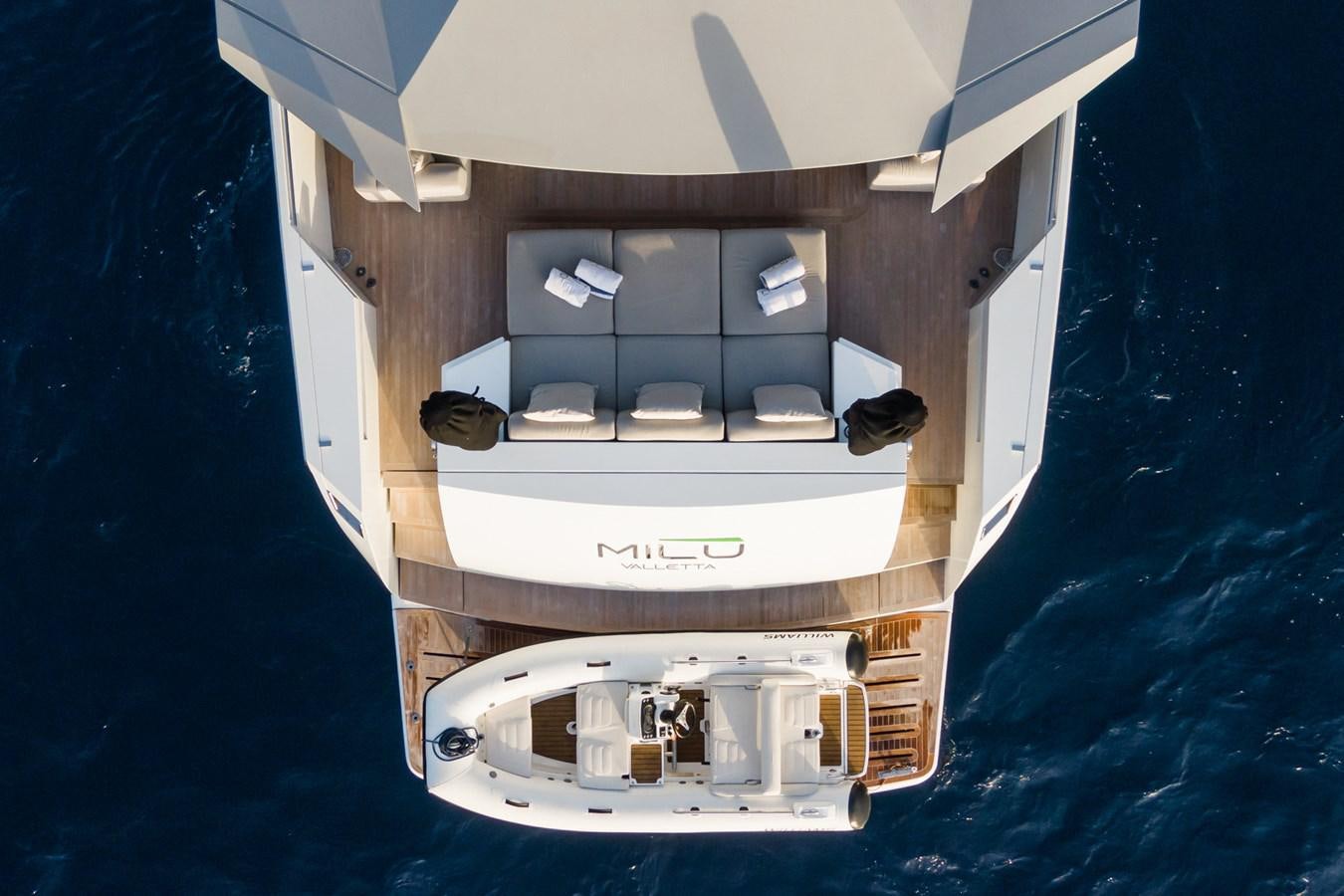 a boat in the water aboard MILU' Yacht for Sale