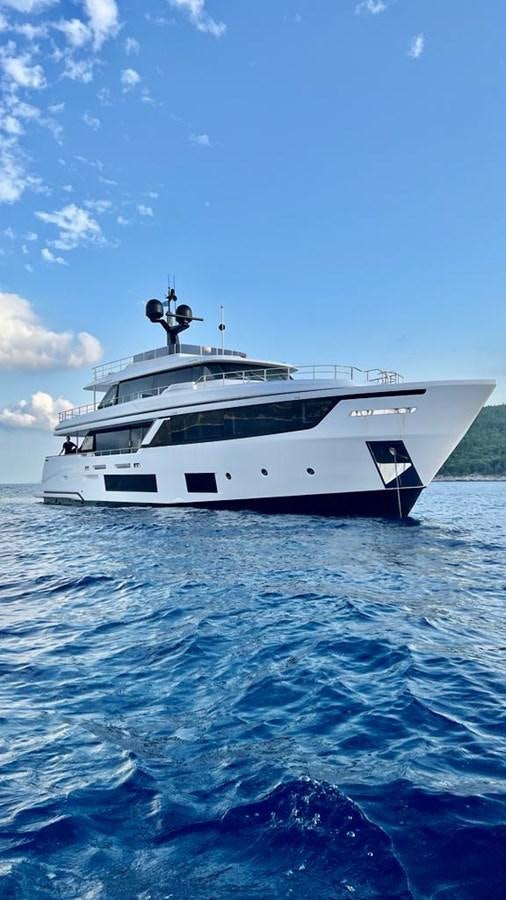 a boat in the water aboard CHECKMATE Yacht for Sale