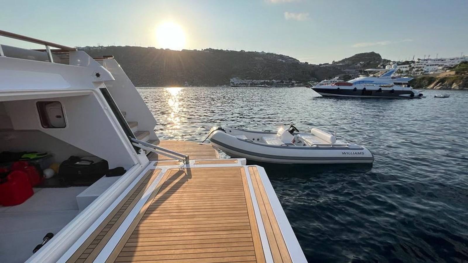 a boat on the water aboard CHECKMATE Yacht for Sale
