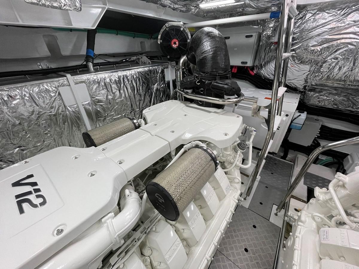 a close-up of a car aboard LESTO Yacht for Sale