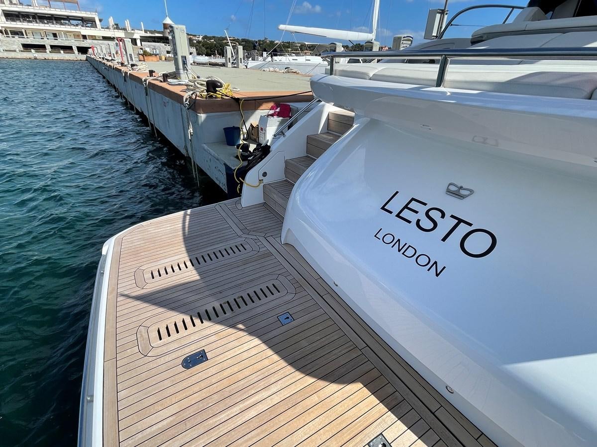 a boat on the water aboard LESTO Yacht for Sale