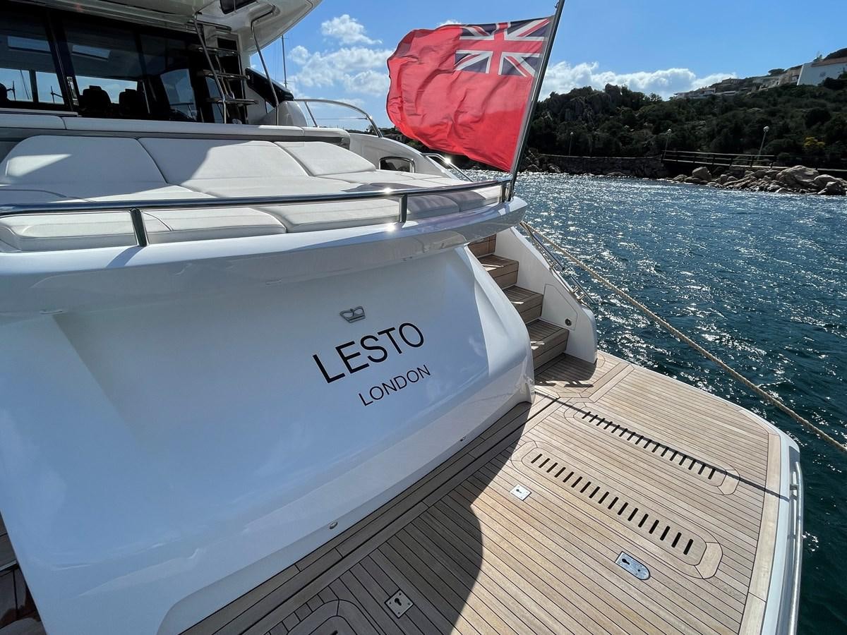 a boat on the water aboard LESTO Yacht for Sale