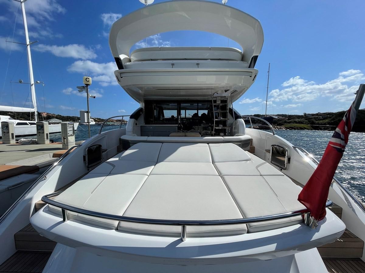 a white boat with a round tower aboard LESTO Yacht for Sale