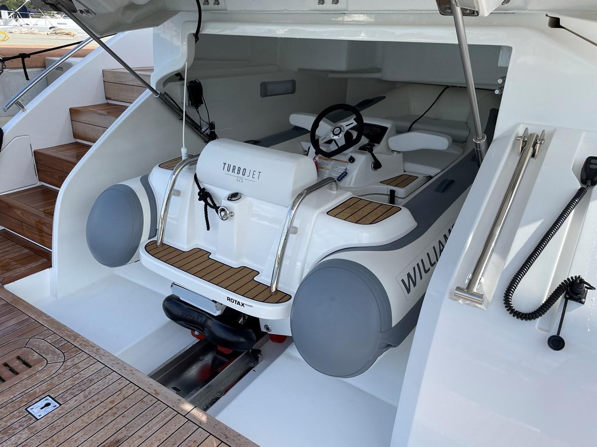 a machine on the counter aboard LESTO Yacht for Sale