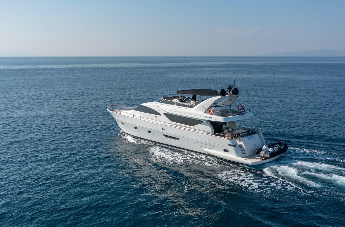 a boat in the water aboard SALTY Yacht for Sale