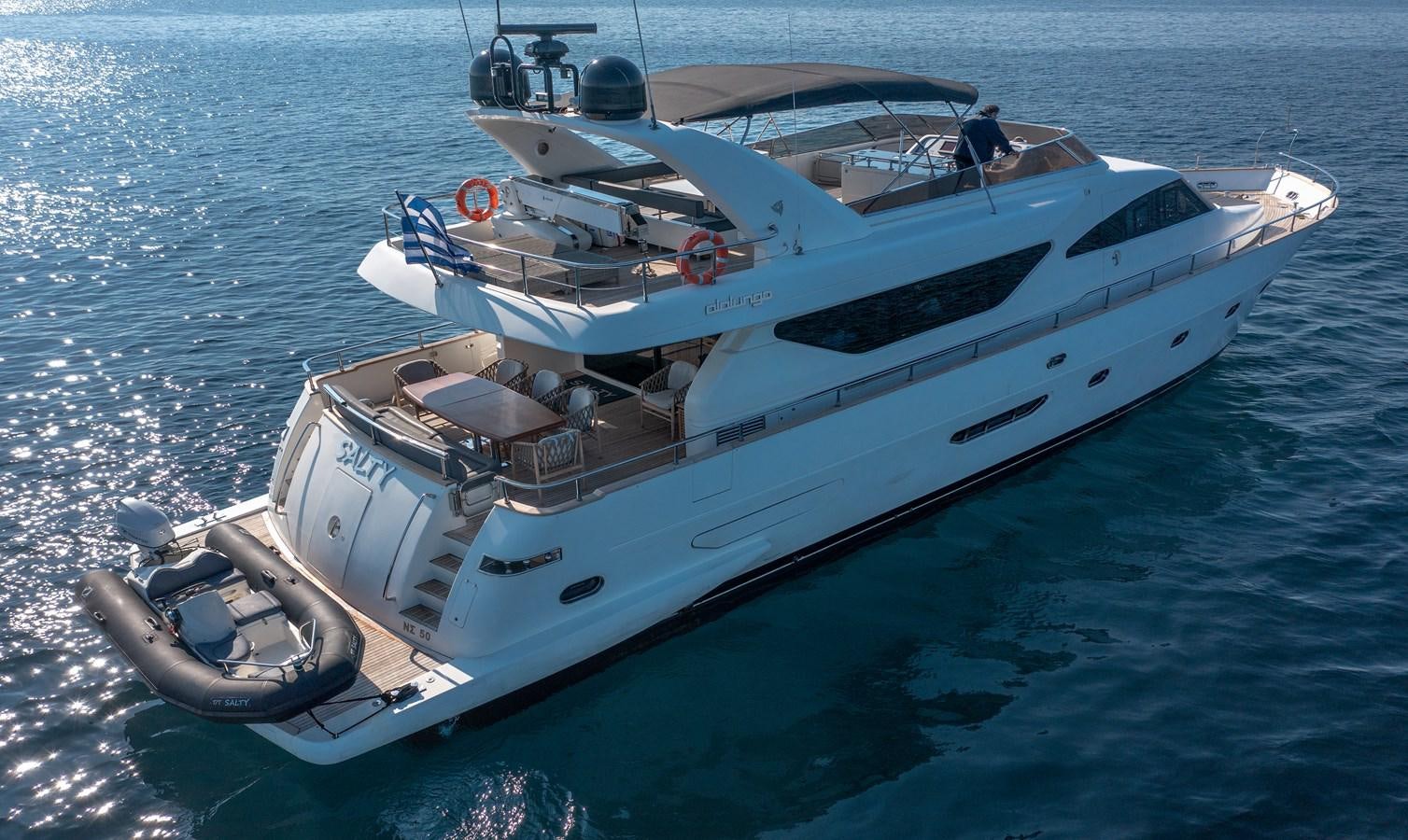 a boat on the water aboard SALTY Yacht for Sale