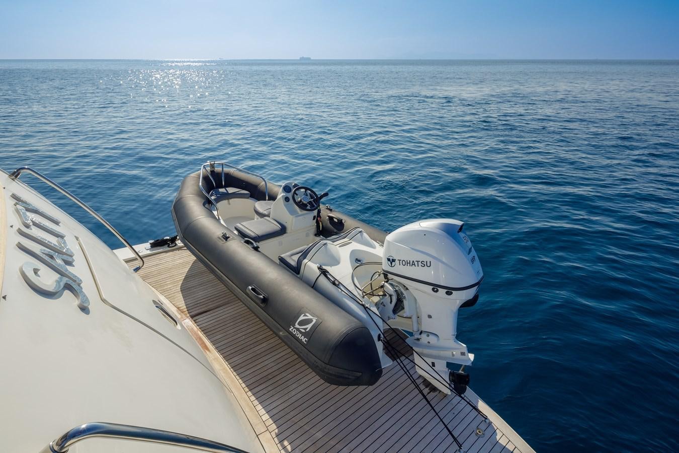 a boat on the water aboard SALTY Yacht for Sale