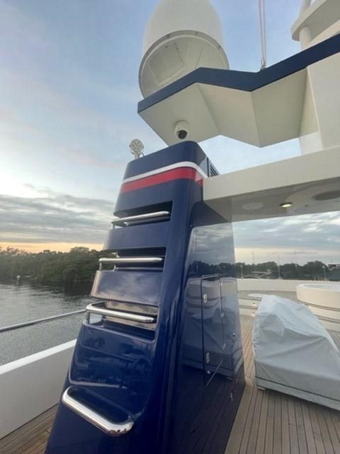 a boat on the water aboard THE BIG BLUE Yacht for Sale