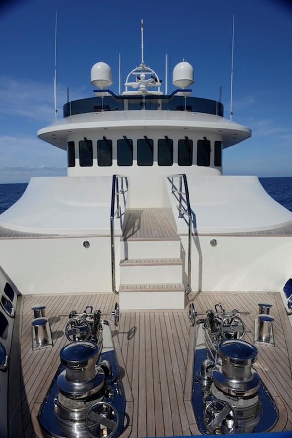 a boat on the water aboard THE BIG BLUE Yacht for Sale