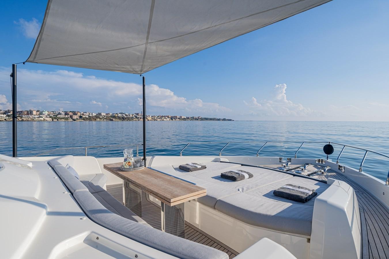 a boat on the water aboard YEMAJA Yacht for Sale