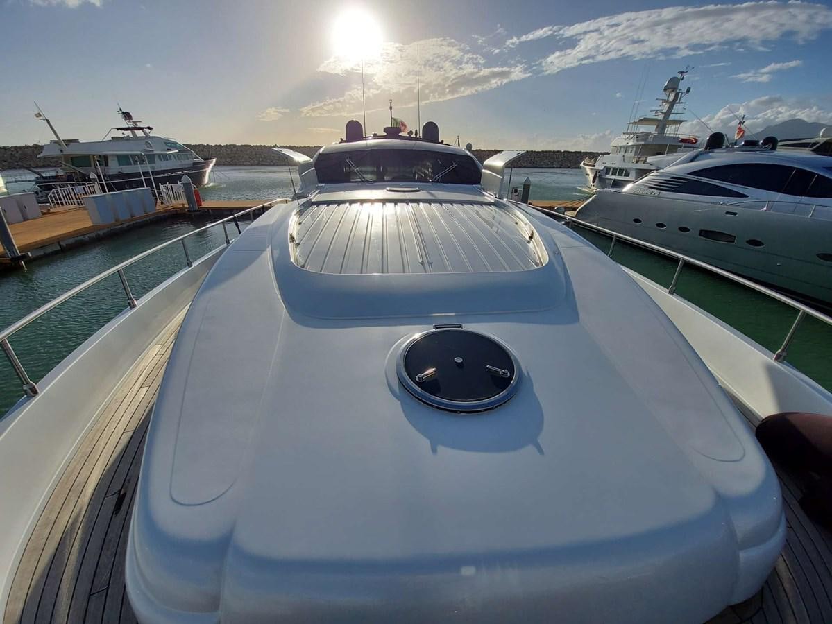 a large boat in a harbor aboard ONLY ONE Yacht for Sale