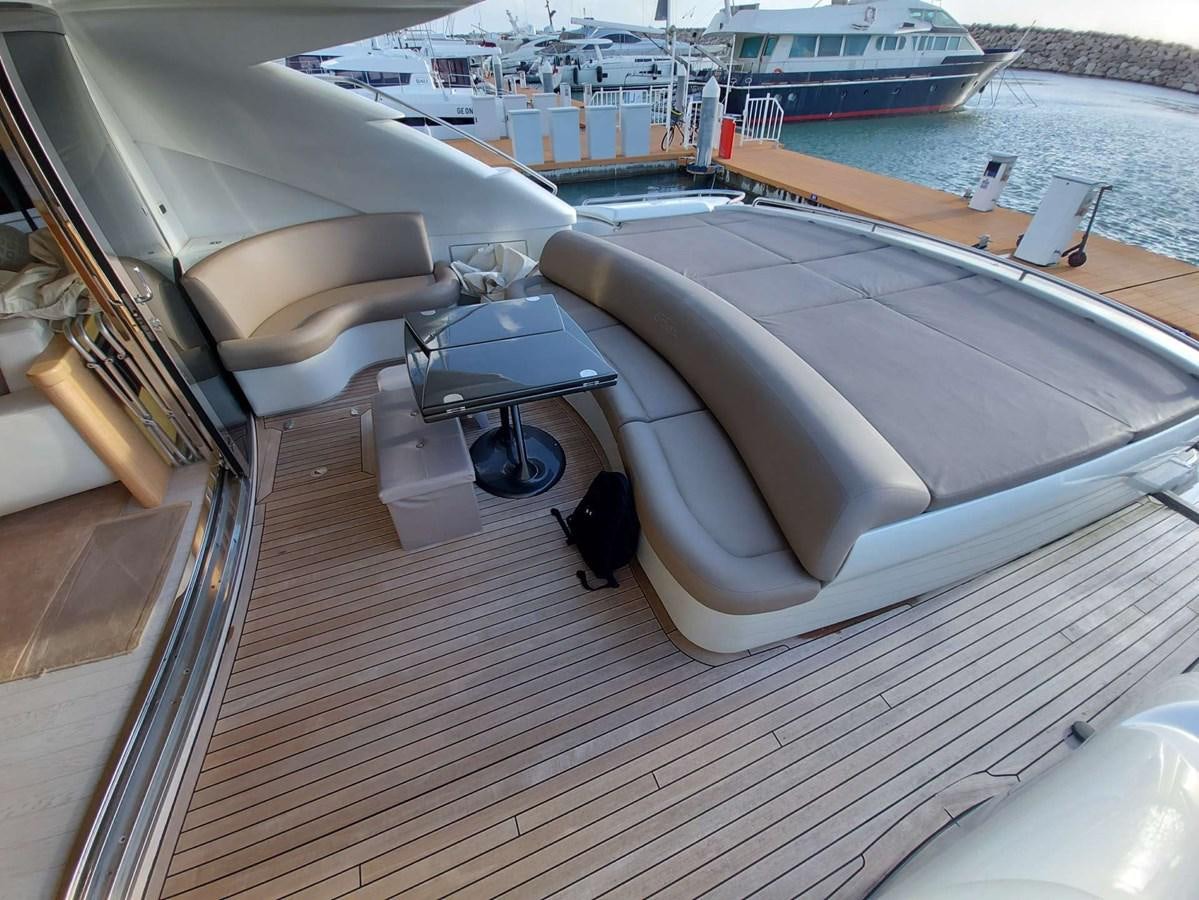 the inside of a boat aboard ONLY ONE Yacht for Sale