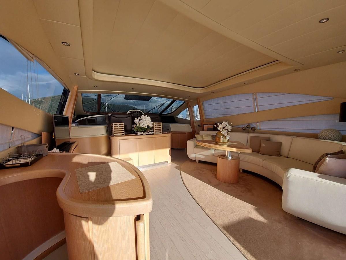 inside of a vehicle aboard ONLY ONE Yacht for Sale