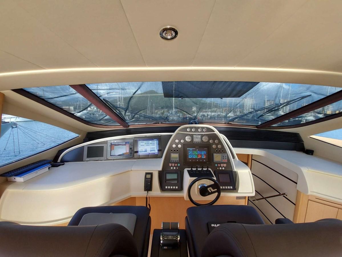 inside of a car aboard ONLY ONE Yacht for Sale