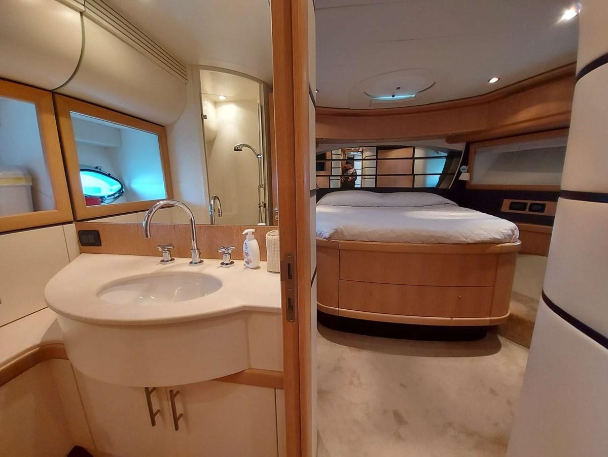 a bathroom with a sink and a bathtub aboard ONLY ONE Yacht for Sale
