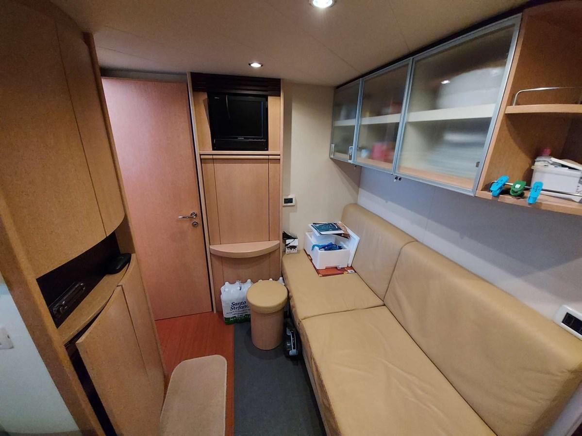 a bathroom with a tub and a sink aboard ONLY ONE Yacht for Sale