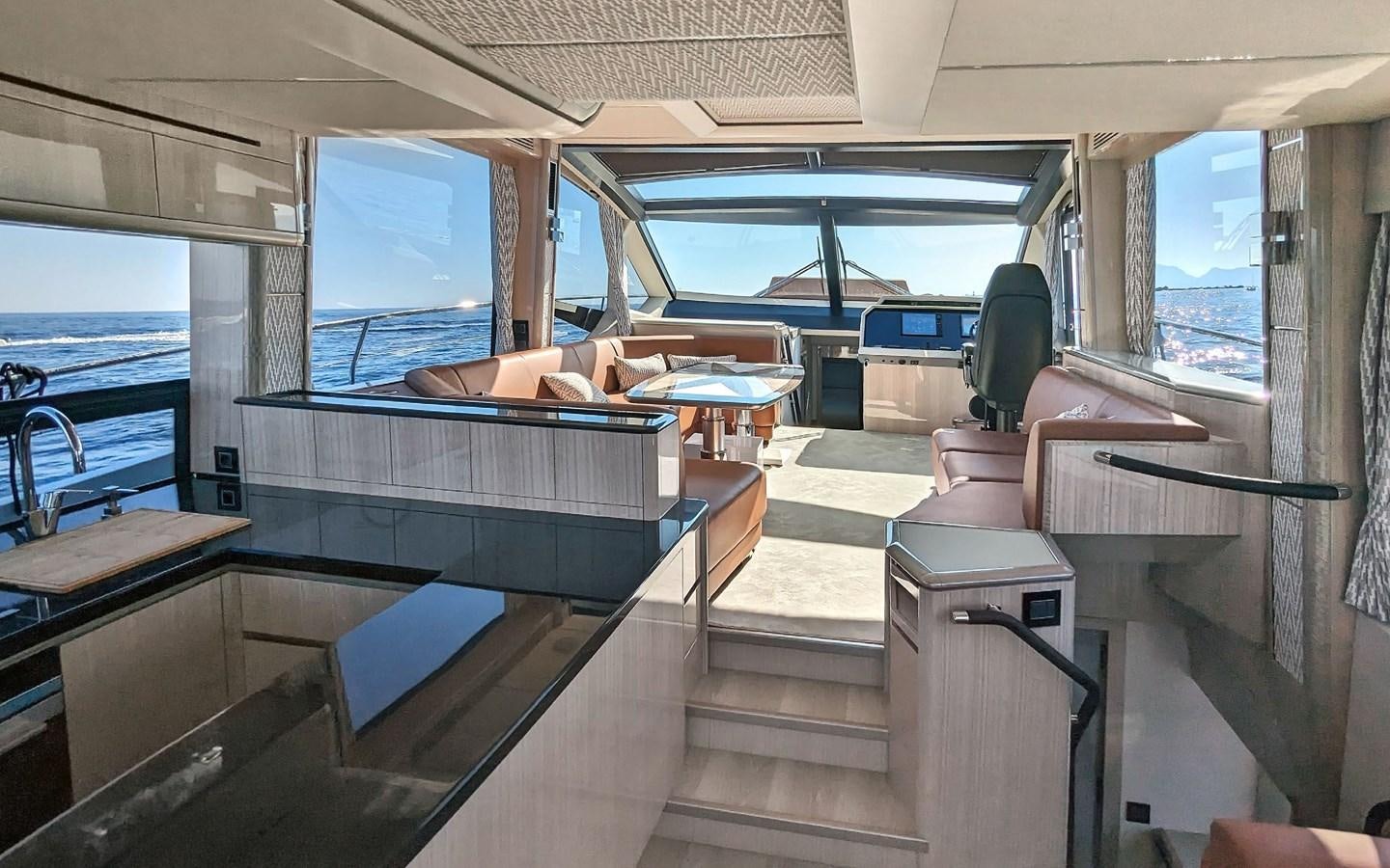 inside of a boat aboard SERENITY Yacht for Sale