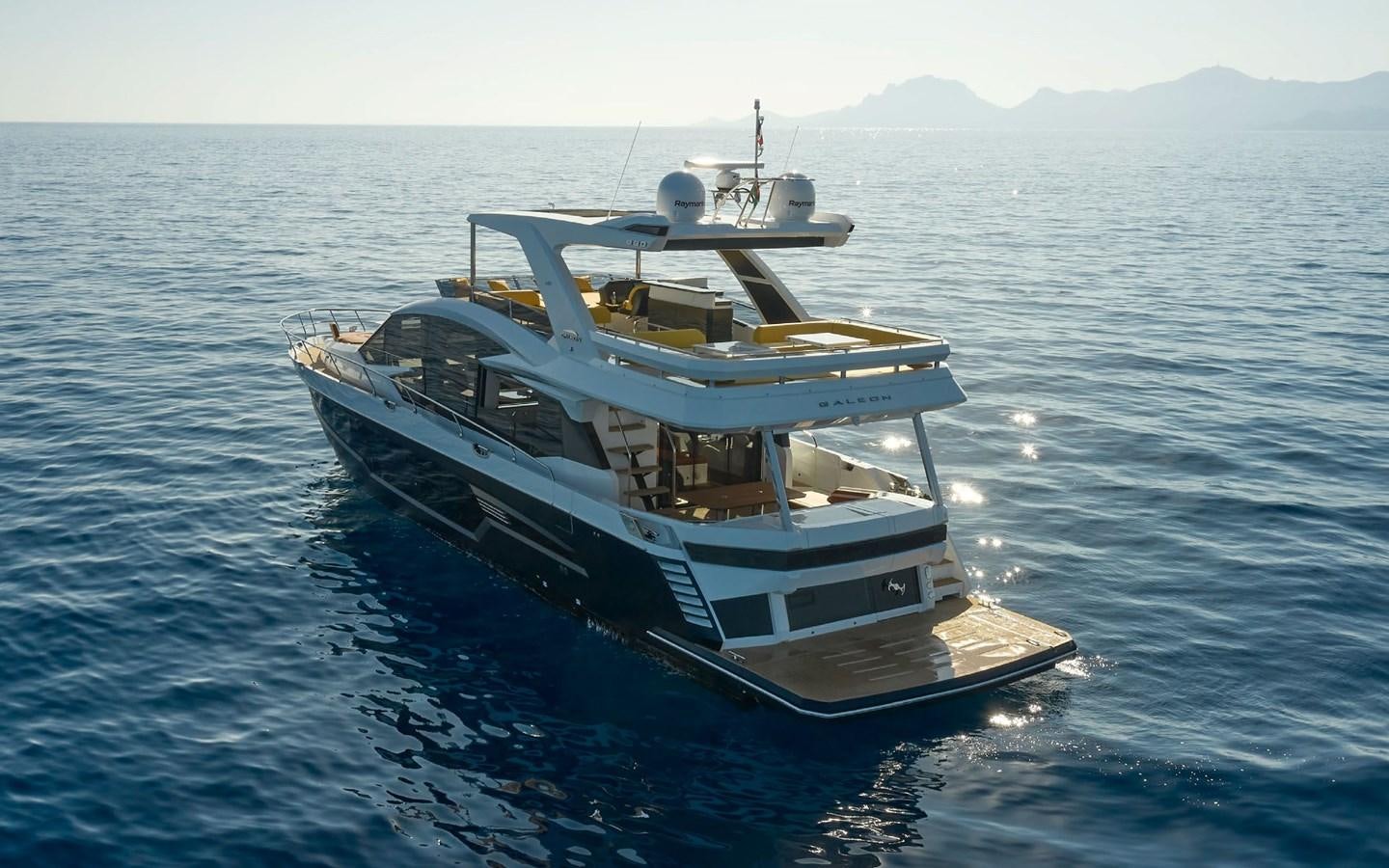 a boat in the water aboard SERENITY Yacht for Sale