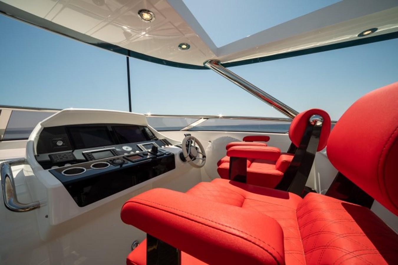 the inside of a car aboard SURVIVOR 2 Yacht for Sale