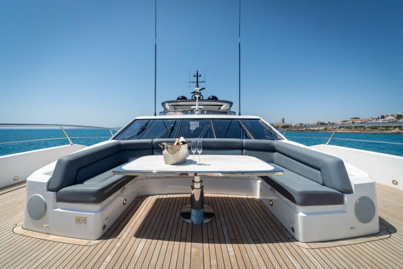 a boat on a deck aboard SURVIVOR 2 Yacht for Sale
