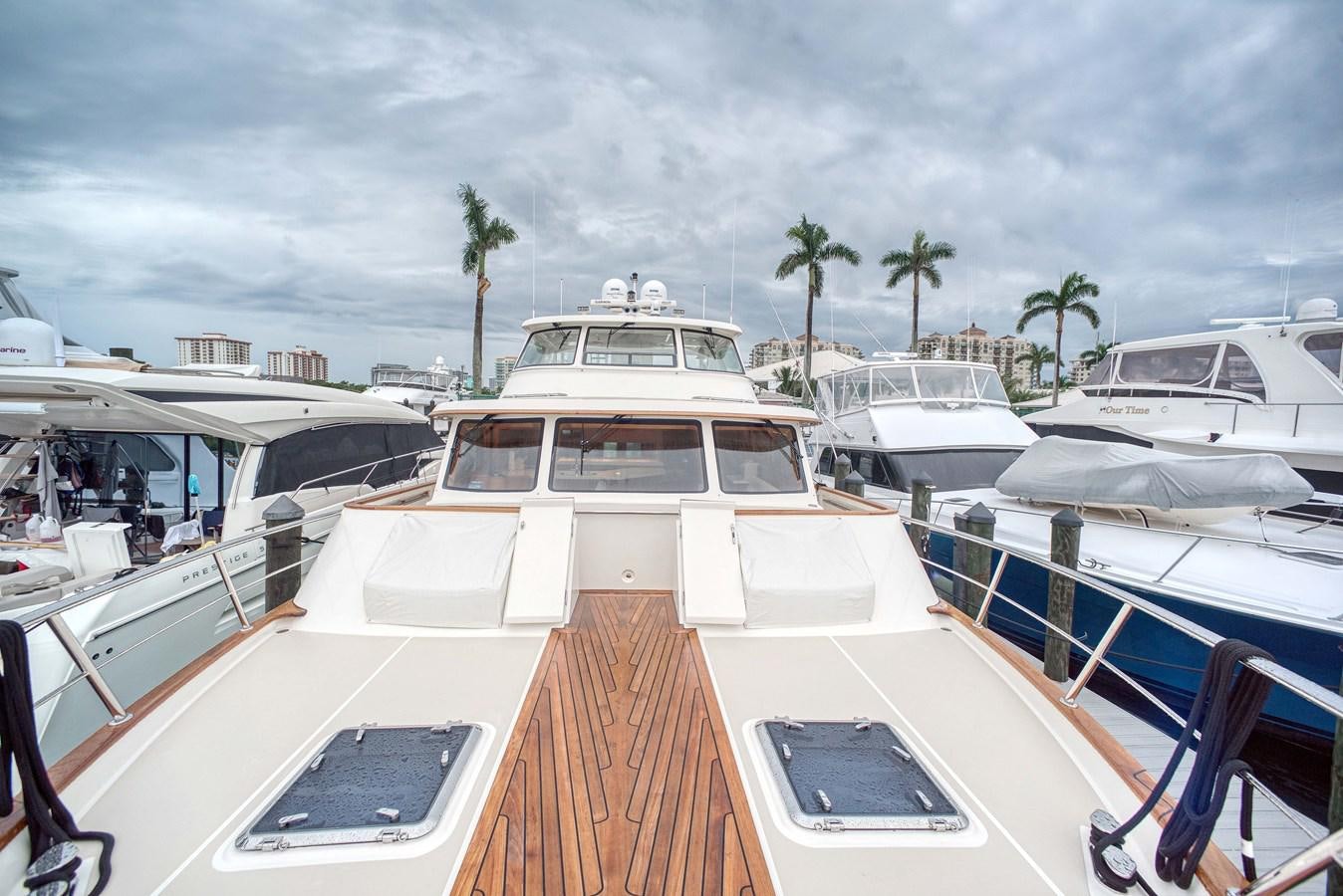 a deck of a boat aboard QUIXOTIC Yacht for Sale