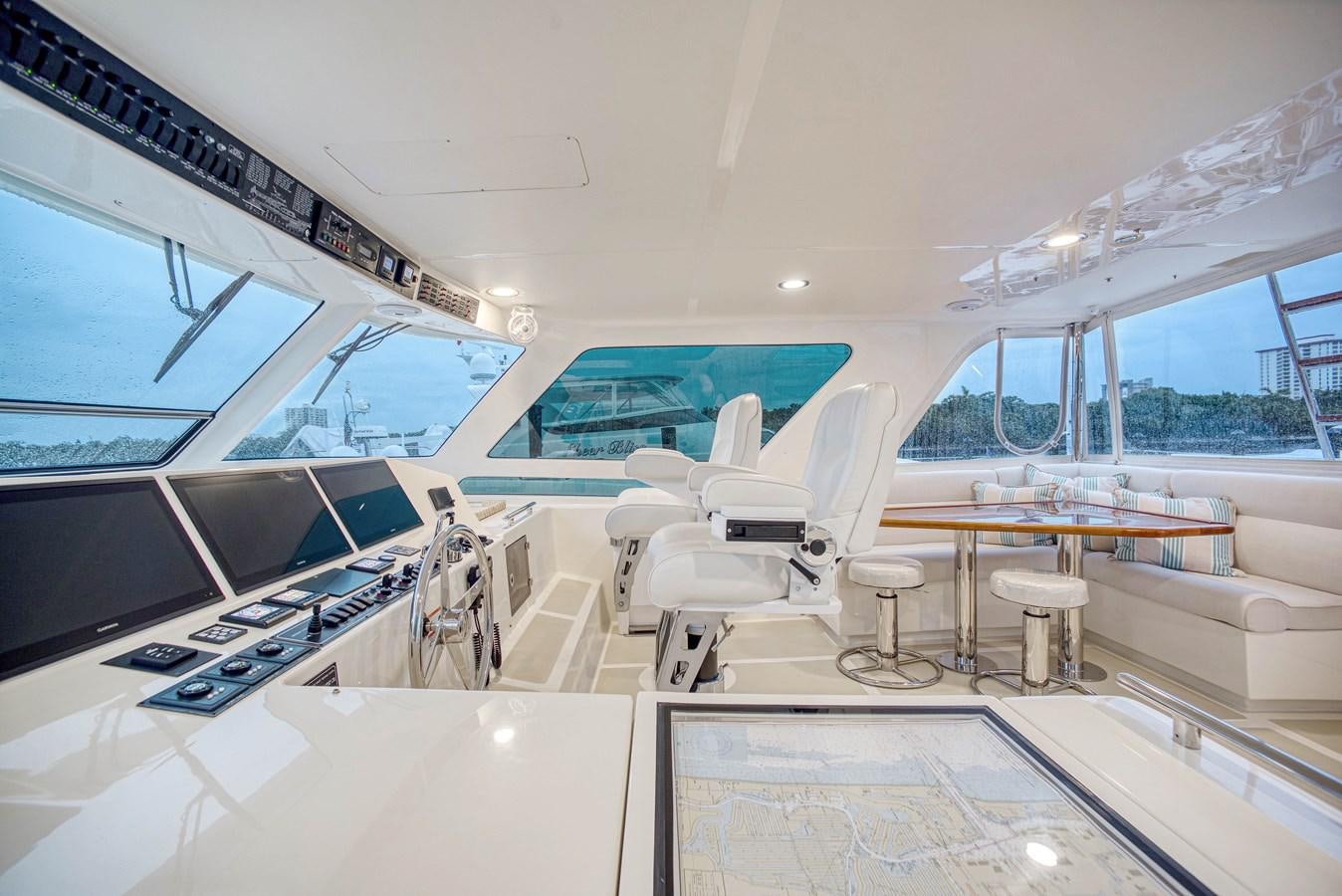 inside view of a room aboard QUIXOTIC Yacht for Sale