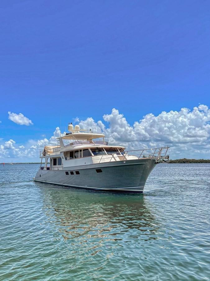 a boat in the water aboard MAGIC Yacht for Sale