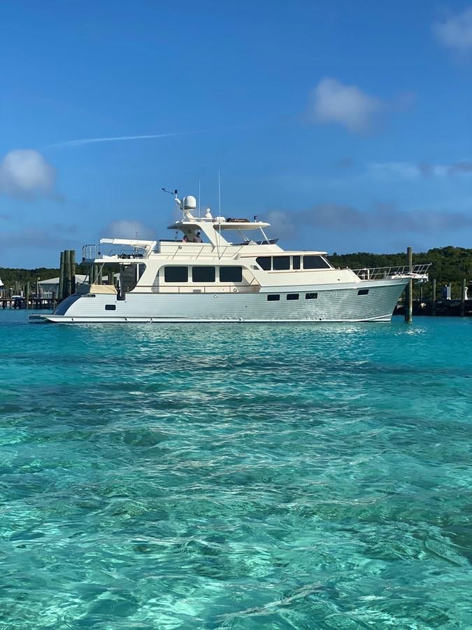 a boat in the water aboard MAGIC Yacht for Sale