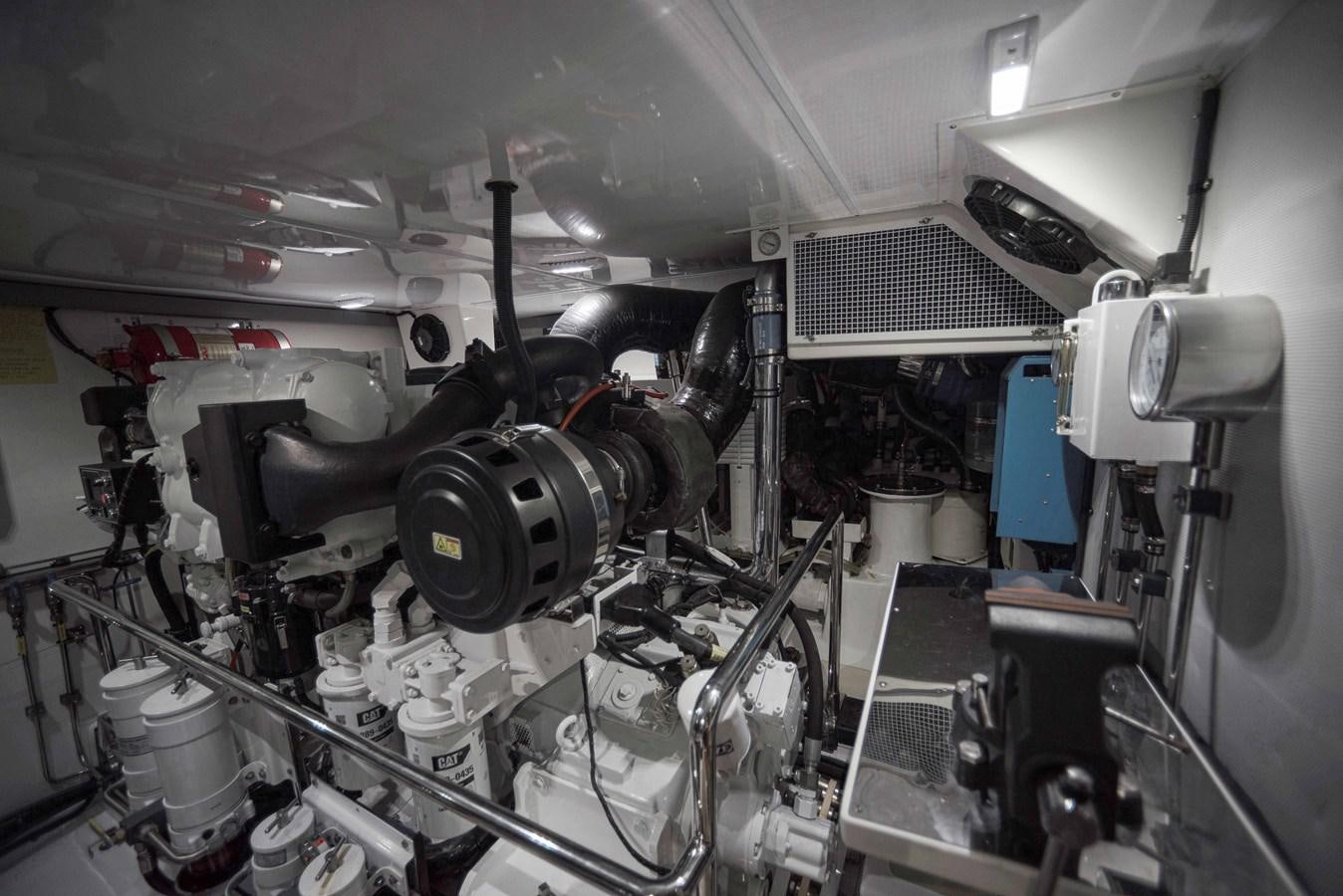 a machine with many pipes aboard MAGIC Yacht for Sale
