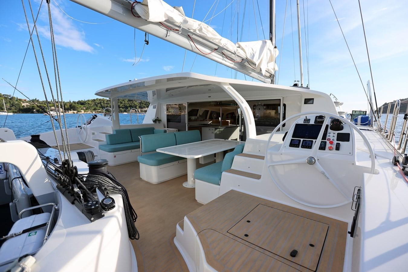 a boat on the water aboard ELSSA Yacht for Sale