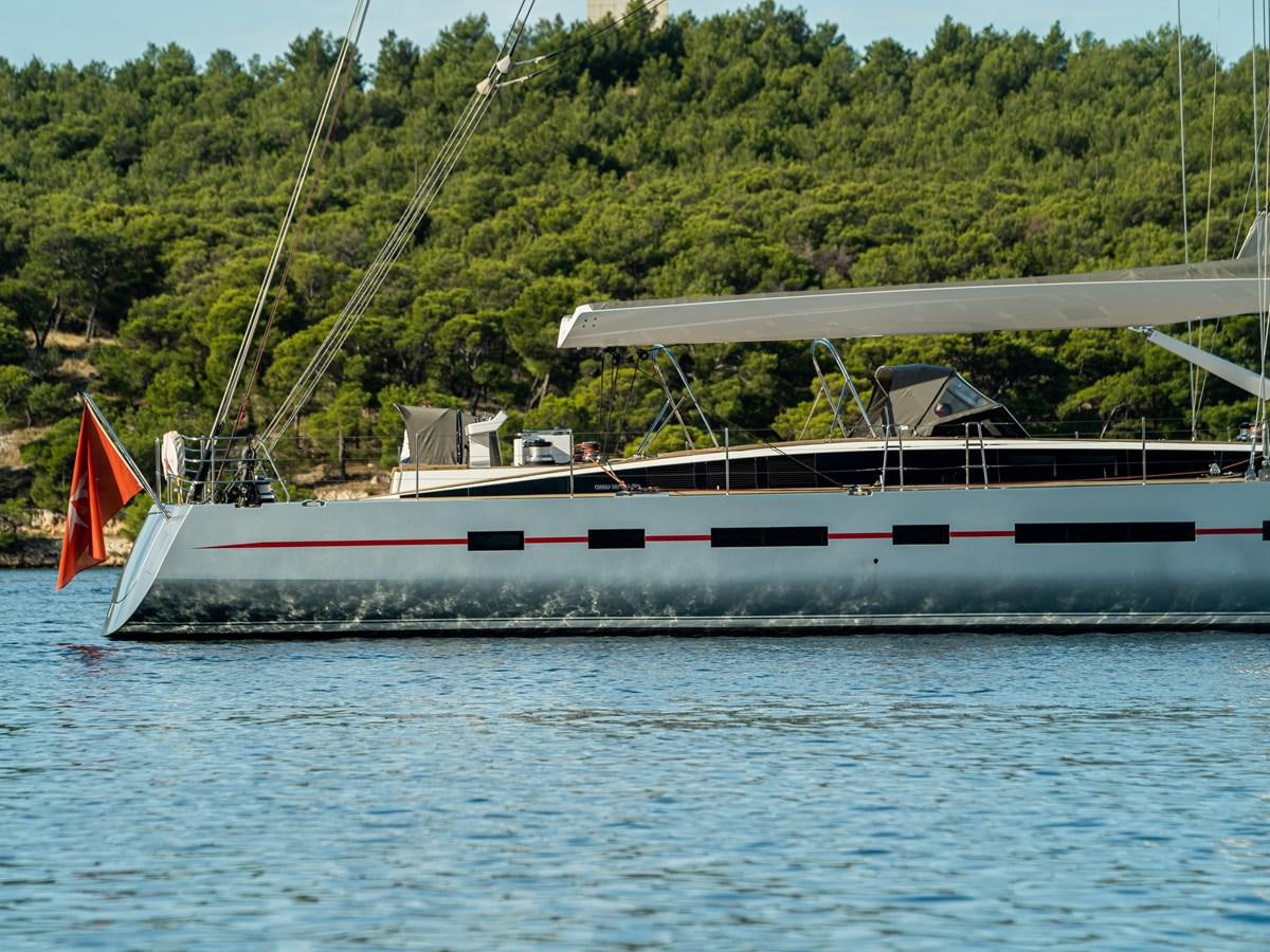 a boat on the water aboard BELKARA Yacht for Sale