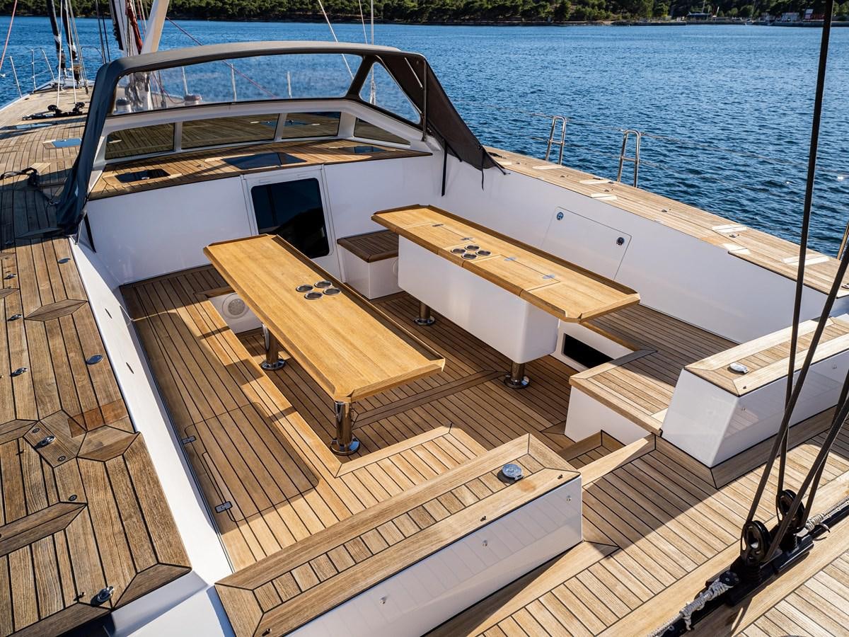 a boat on the water aboard BELKARA Yacht for Sale