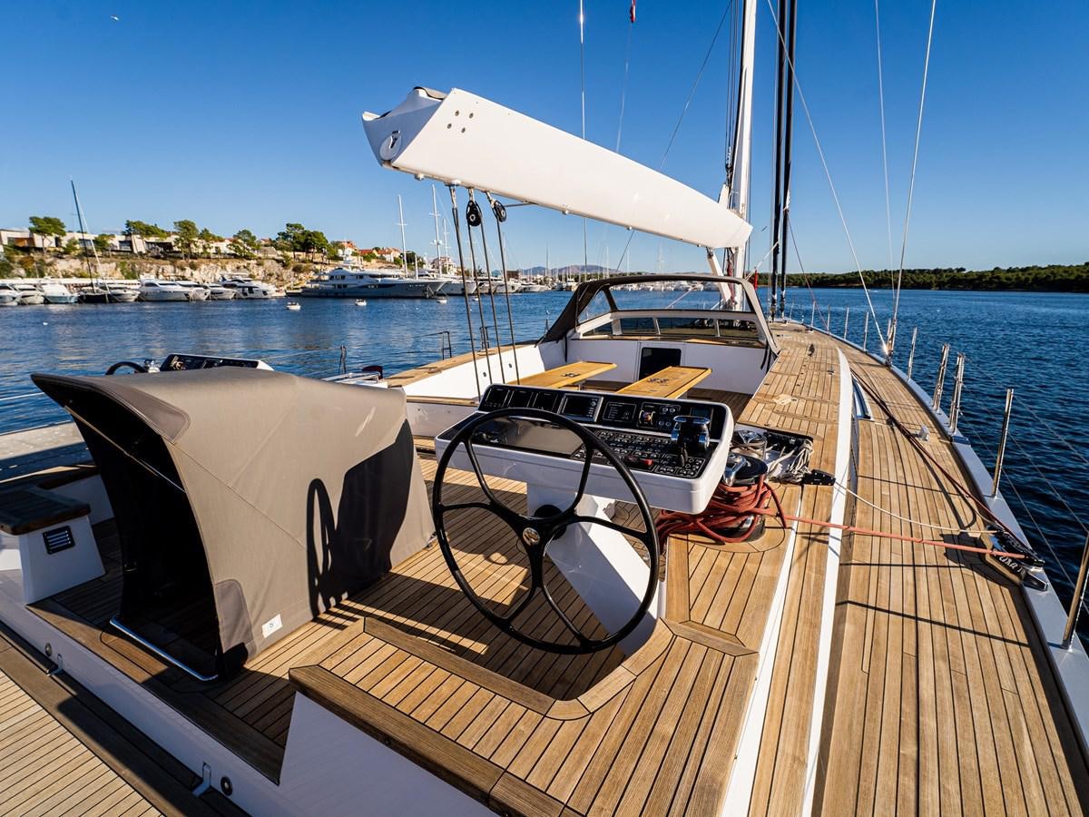 a boat on a body of water aboard BELKARA Yacht for Sale