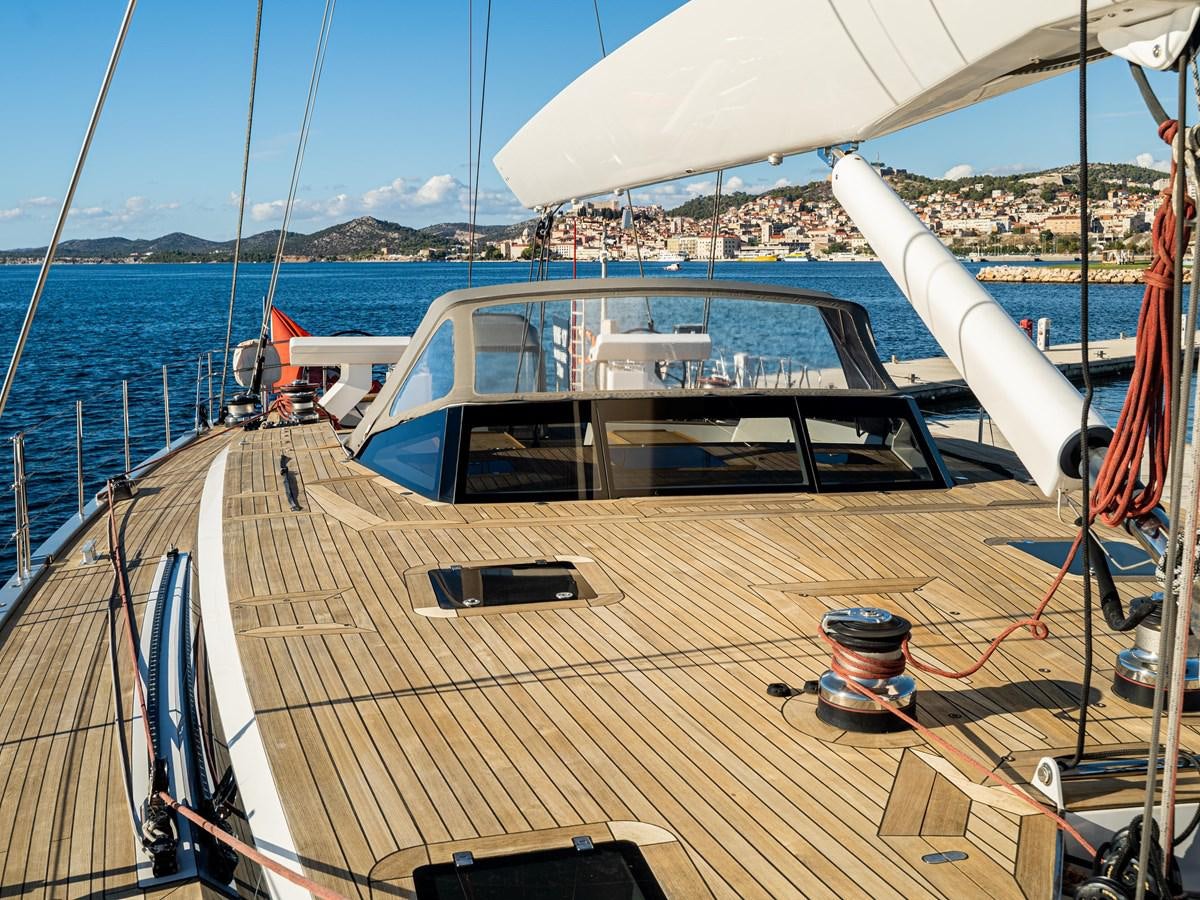 a boat on the water aboard BELKARA Yacht for Sale